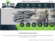 Tablet Screenshot of belpaktemizlik.com